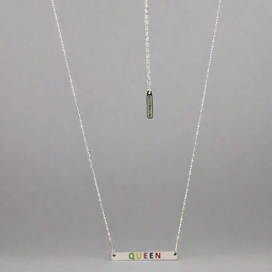 Queen Necklace Silver, [motivational and inspirational Jewellery], [beautiful Jewellery]