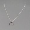 Female Empowerment Crescent Moon Necklace Silver (925 Sterling Silver)