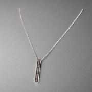 Empowered Woman Necklace Silver