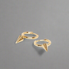 Warrior Queen Huggie Hoops Gold (925 Sterling Silver) | Inspirational Jewellery