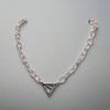 Believe In Yourself Chunky Chain Necklace Silver