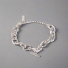 Believe In Yourself Chunky Chain Bracelet Silver | Inspirational Jewellery