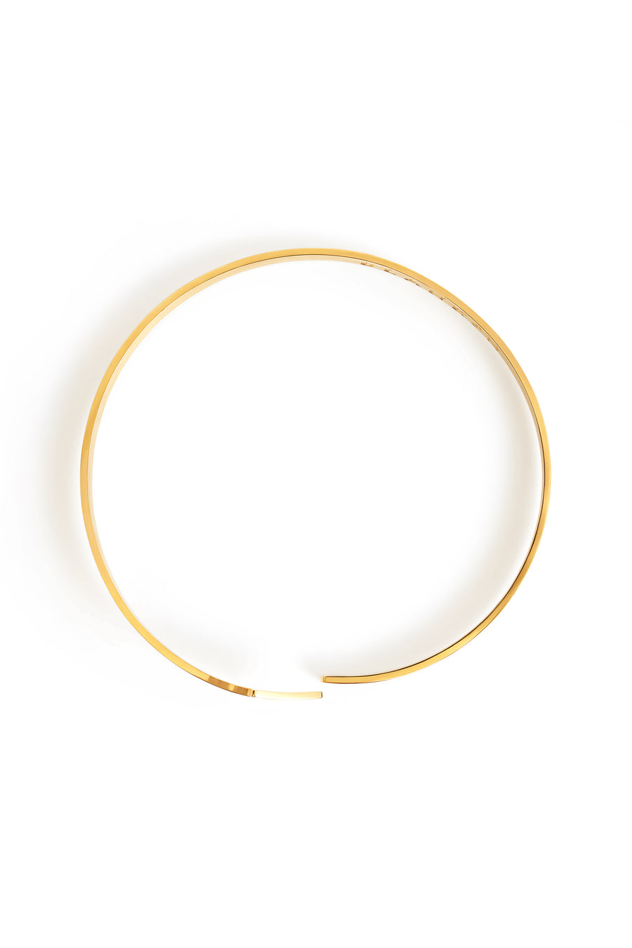 Belief Arrow Bangle Gold | Inspirational Jewellery