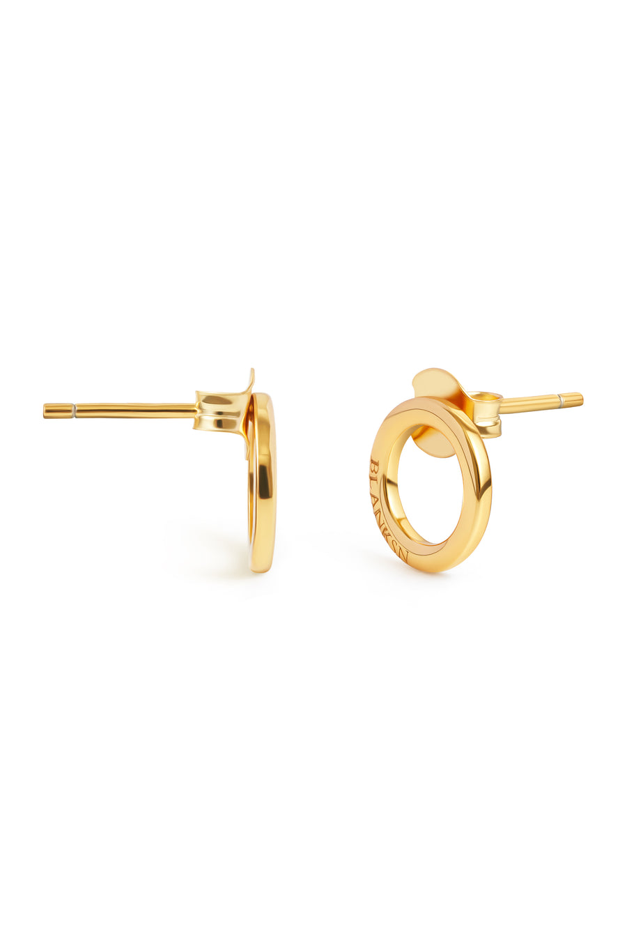 Unity Circle Studs Gold (925 Sterling Silver) | Inspirational Jewellery