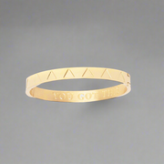 You Got This Triangle Bangle Gold | Inspirational Jewellery