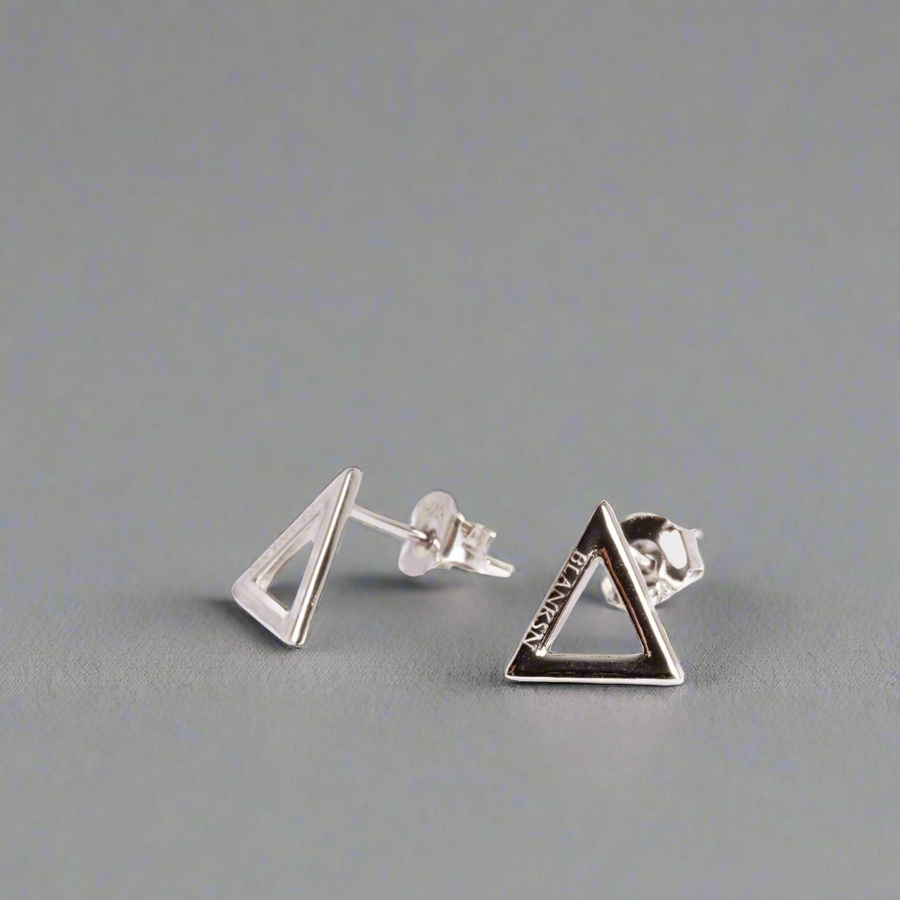 Rising Force Studs Silver (925 Sterling Silver) | Inspirational Jewellery