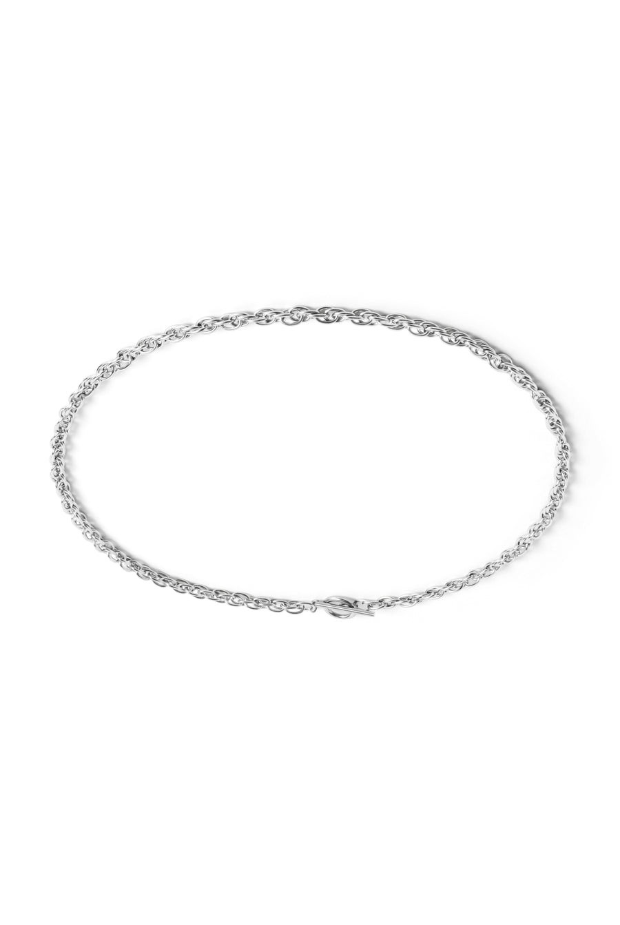 Linked Chain Stainless Steel Necklace In Silver, [motivational and inspirational Jewellery], [beautiful Jewellery]