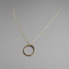 Unity Circle Snake Chain Necklace Gold (925 Sterling Silver) | Inspirational Jewellery