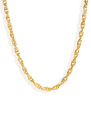 Linked Chain Stainless Steel Necklace in Gold – Symbolising strength, connection, and empowerment. [Motivational and inspirational jewellery], [beautiful jewellery].