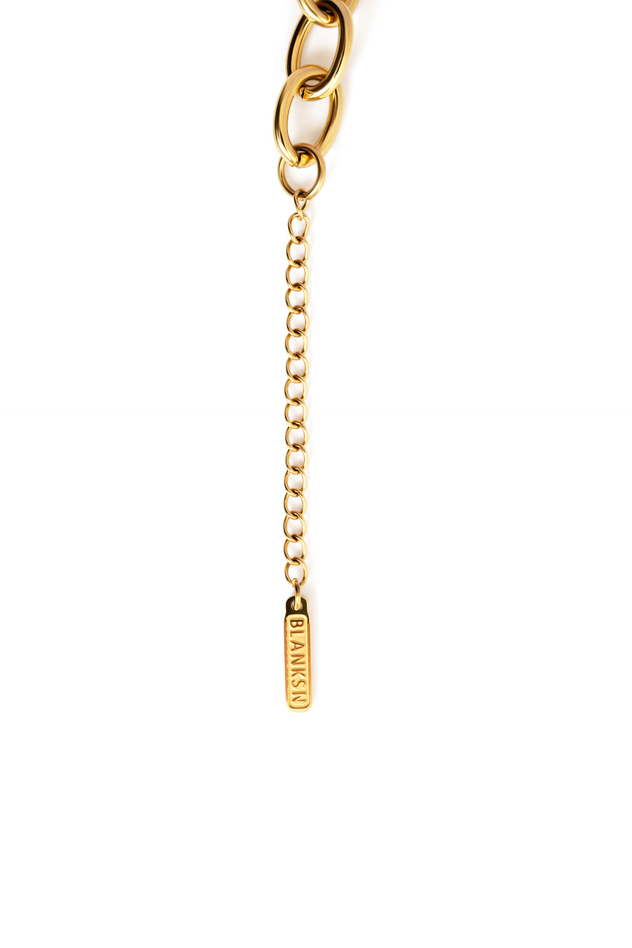 Believe In Yourself Chunky Chain Necklace Gold